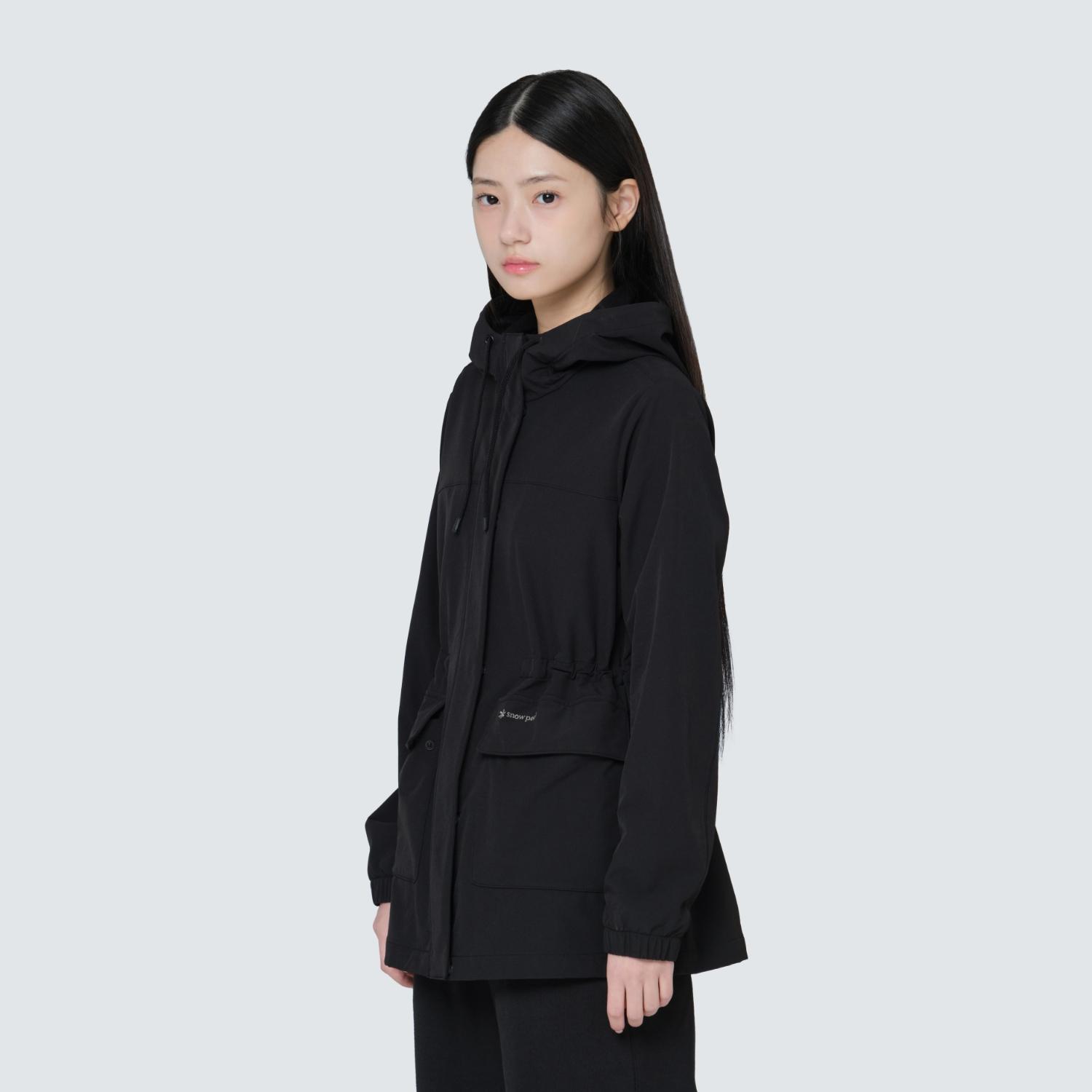 [Snowpeak] Rago Women s Mid-Length Hooded Jacket Black (S24FWTJK35) 85