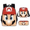 Cartoon Backpack, Primary And Secondary School Students Three-Piece Set, School Bag, Backpack, Shoulder Bag, Pencil Case.