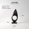 Resin Handicraft Abstract Hollow Art Sculpture Abstract Decorative Objects Decorative Figurines Home Decoration Accessories
