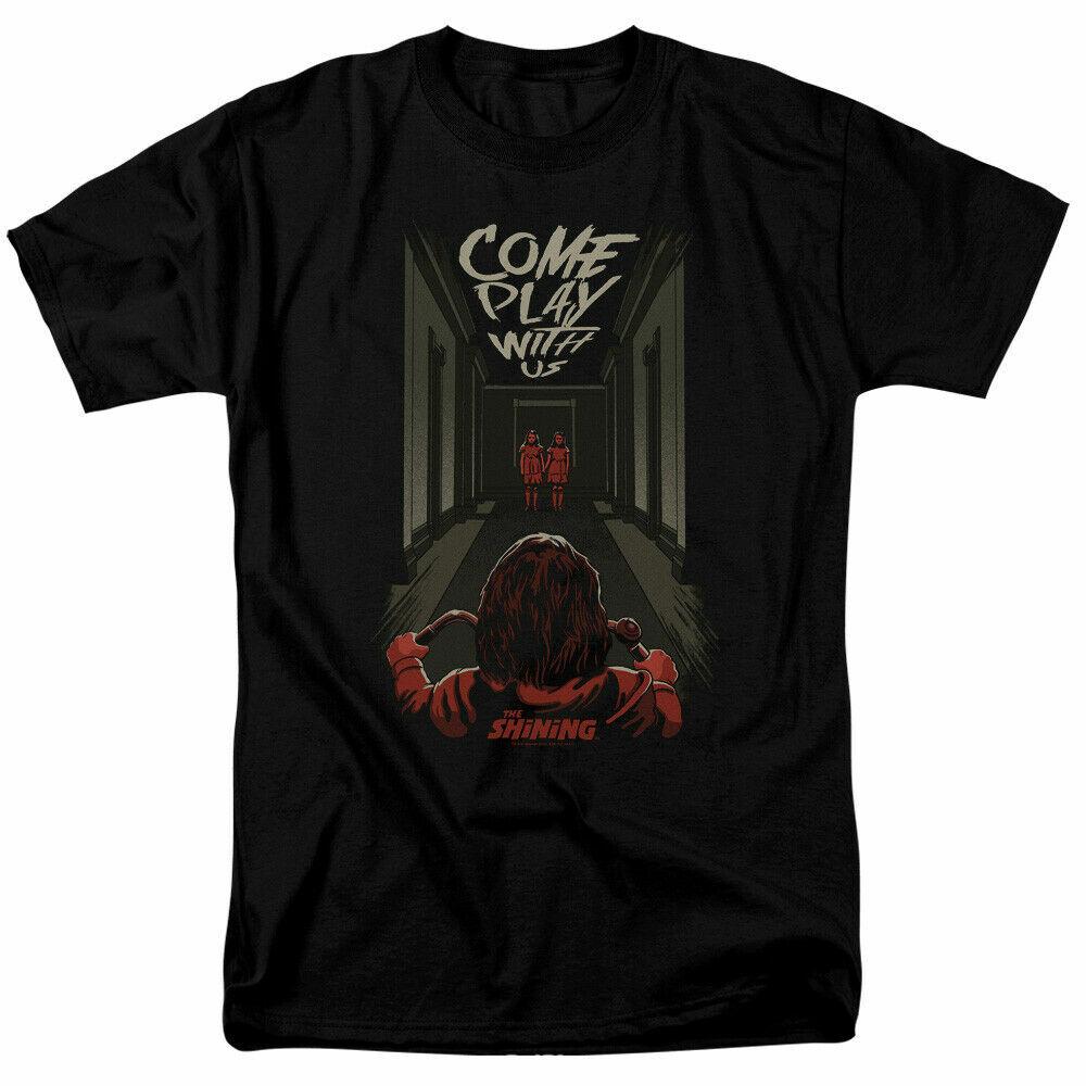 26 The Shining Come Play With Us T Shirt Licensed Horror Movie Retro Classic Black Unisex T-Shirt XL