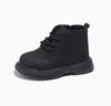 Designer Children Short Boots Simple Pure Color Shoes for Kids Girls Boys Casual Lace Up Student Shoe Child Boots