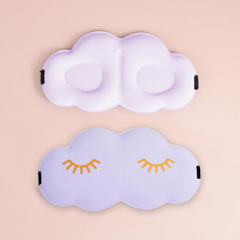 Blind Folds For Sleep Cloud Shape Foam Blind Folds For Sleep Multifunctional Ergonomic Sleep Cover With Adjustable Button For