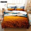 Ear of Rice 3Pcs Bedding Sets 3D Digital Printing Custom Quilt Duvet Cover Set  Home Queen King Quilt Pillowcase
