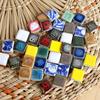 100g DIY Ceramic Mosaic Fragments Shaped Irregular Free Stone Porcelain Pieces Handmade Material Collage Small Tiles Cerd01