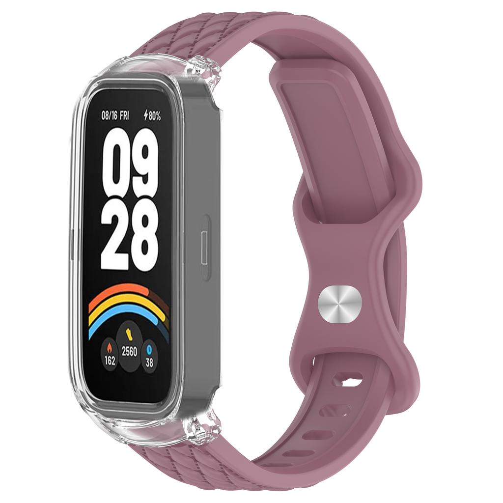 Case+Strap for Xiaomi mi band 9 8 active smartwatch accessories sprot Silicone bracelet correa PC shell Cover for Redmi band 2 3