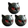 Mini Cat Stone Resin Cat Head Figurine Collectible Healing Stone Marble Texture Cat Stone Keepsake Gift for Cat Lovers Women Men