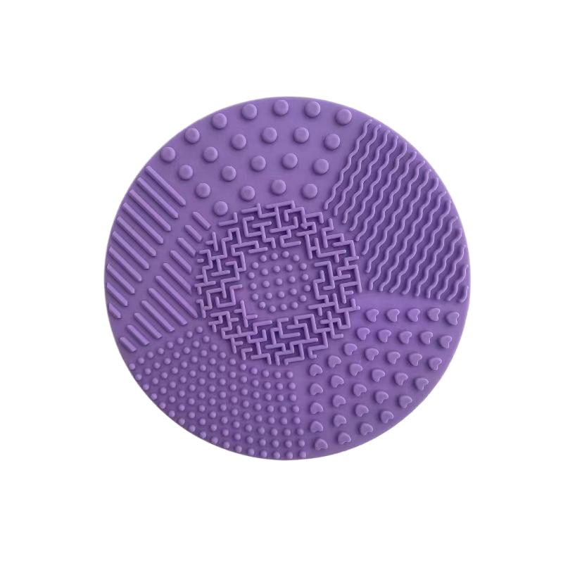 1pc Colorful Heart Shape Clean Make Up Brushes Wash Brush Silica Glove Scrubber Board Cosmetic Cleaning Tools For Makeup Brushe