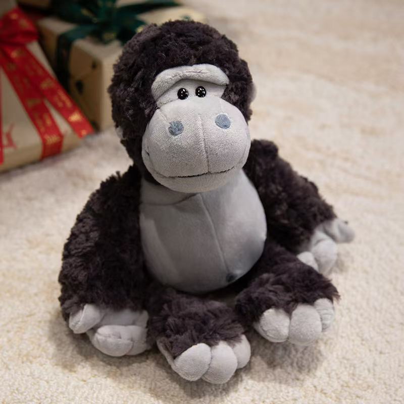 25/35cm New Imitation Wolf Penguin Husky Gorilla Doll Soft Fill Plush Toy Cartoon Anime Cute Gift for Girlfriend Fun Doll