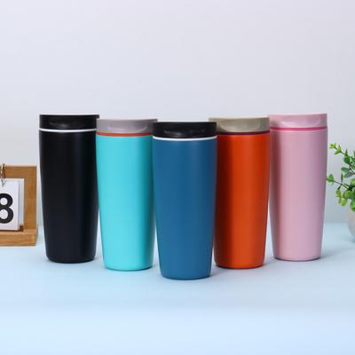 Creative 304 Stainless Steel Insulated Travel Mug - Portable Coffee Cup for Students, Office, Outdoor & Business Use.