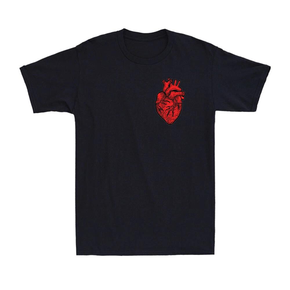 Heart Anatomy Funny Human Heart Medicine Anatomy Medicine Men s T-Shirt XXL