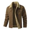 Herbst und Winter Multi-Taschen Fleece Herrenjacke Thermofleece Baumwolle Nylon Overcome Baumwollmantel