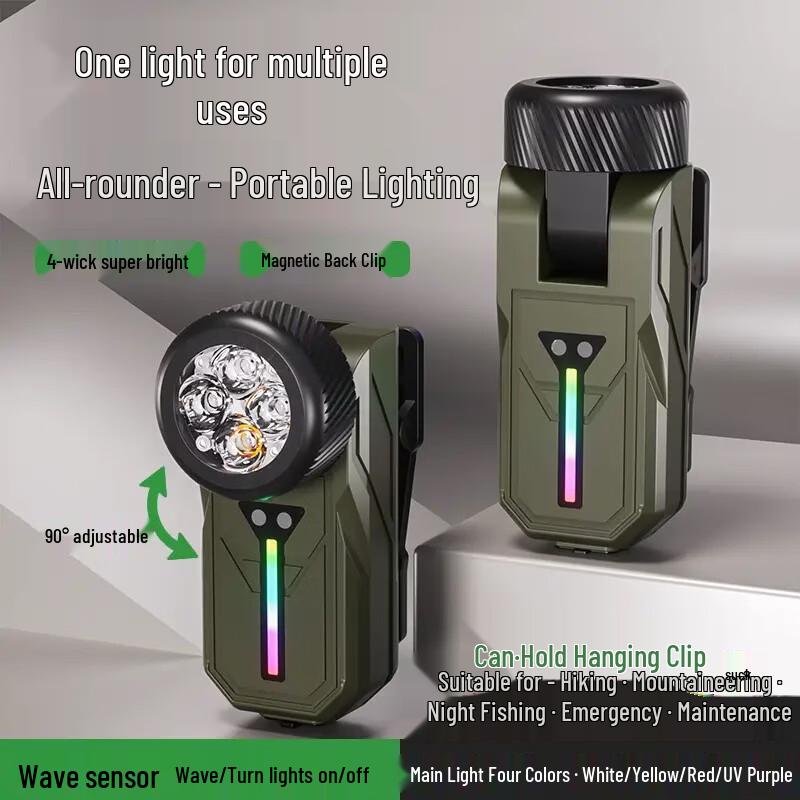 Cavalry Rechargeable Waterproof Portable Work & Running Light