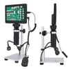 LCD Digital Microscope 1200X 1080P Video 12MP Accurate Focusing HD Repair Eyepiece 7in Screen