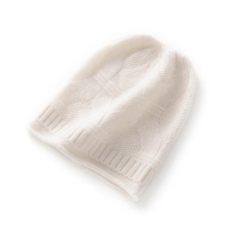 Cashmere Hats Cold Hats Headscarves Autumn and Winter Warm Couple Styles Men's and Women's Knitted Pure Cashmere Pile Hats
