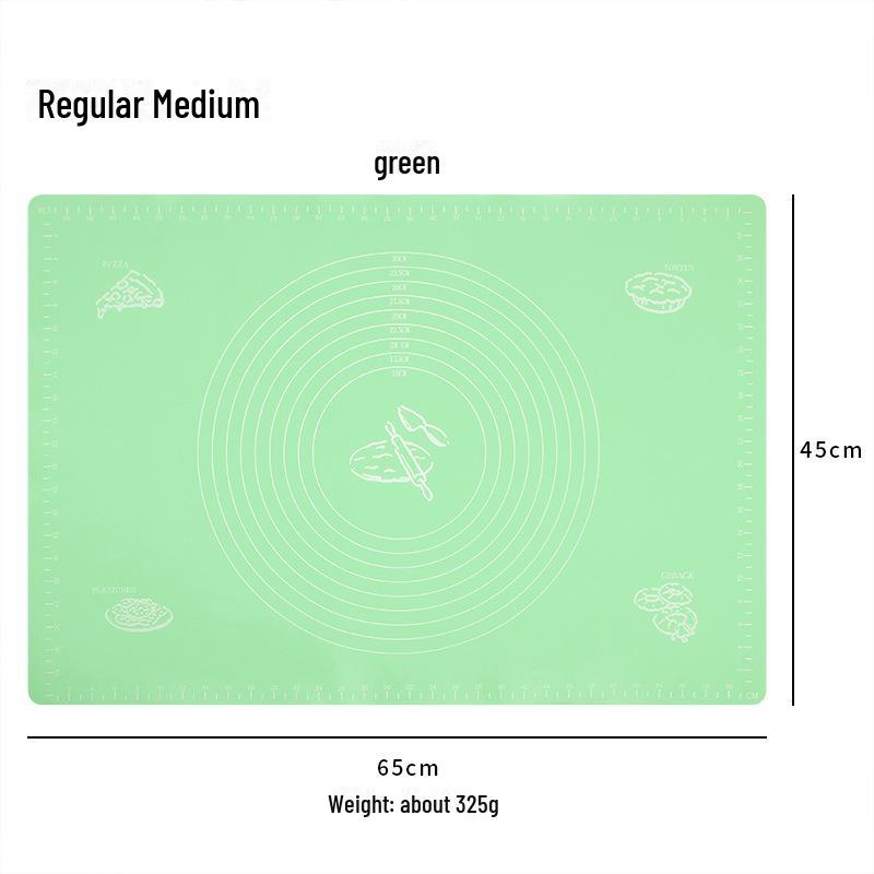 Large Non-Slip Silicone Kneading and Rolling Pad - Thick, Non-Stick Baking Mat