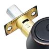 Ball Door Knob Universal Protection Classic Entrance Keyed Interior Door Knob for Home Use Black