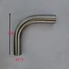 304 Stainless Sanitary 45 Degree 90 Degree Elbow Lengthen Seamless Pipe Welding Pipe Fitting