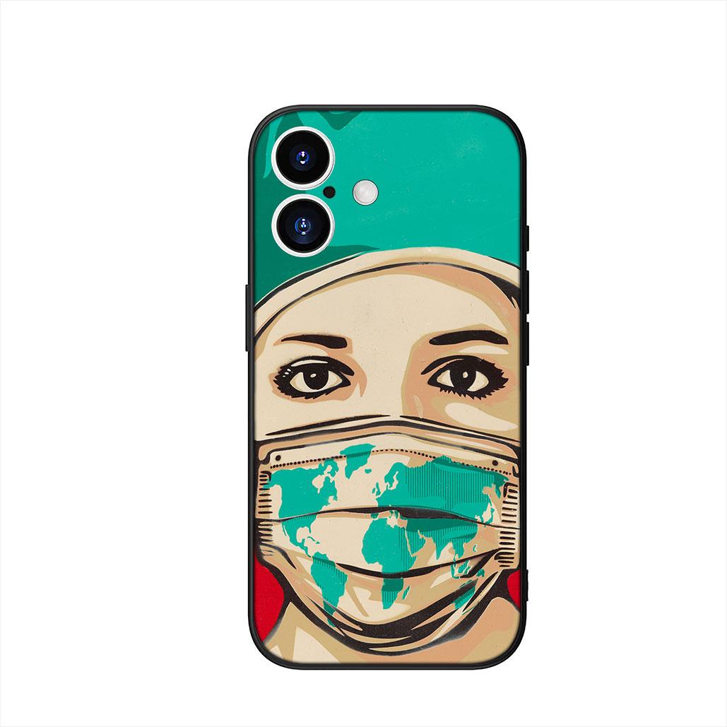 

Nurse Queen Doctor Hero Fight Case for Motorola Moto G54 G05 G24 G55 G75 G85 G15 G57 G86 Power Edge 50 30 Ultra Fusion neo Pro Motorola Moto G15 Power