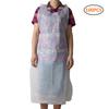 100pcs Disposable Apron Transparent Cleaning Apron Kitchen Cooking Apron