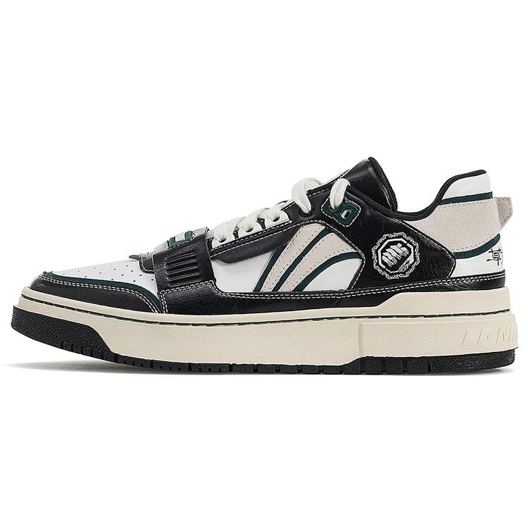 

Новые кеды LiNing Rookie с низким верхом, противоскользящие, износостойкие, для скейтборда, женские, черно-белые, ABCS022-2 36