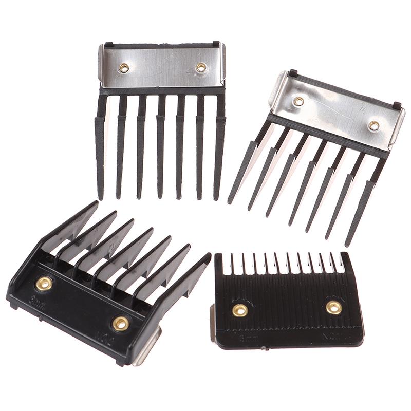4Pcs Universal Cut Clipper Limit Comb Guide Attachment Size Barber Replacement