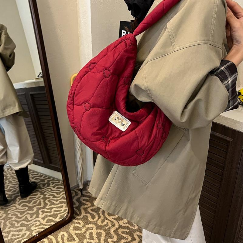 New cloud bag niche large capacity dumpling bag messenger bag bag down bag large bag tote bag women