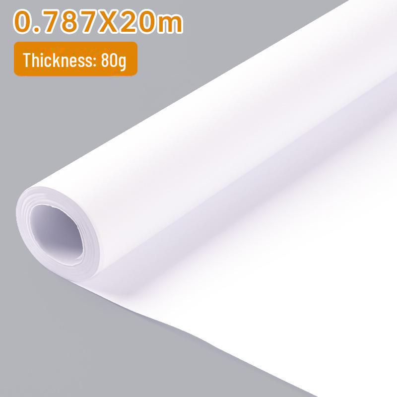 Extra Long Children's Drawing Paper Roll - Large White Canvas for Painting