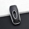TPU Car Key Fob Case Cover for Ford F-150 F-250 F-350 Ranger Explorer Fiesta KA Mondeo New Silvery Smart Key Protector Key Chain