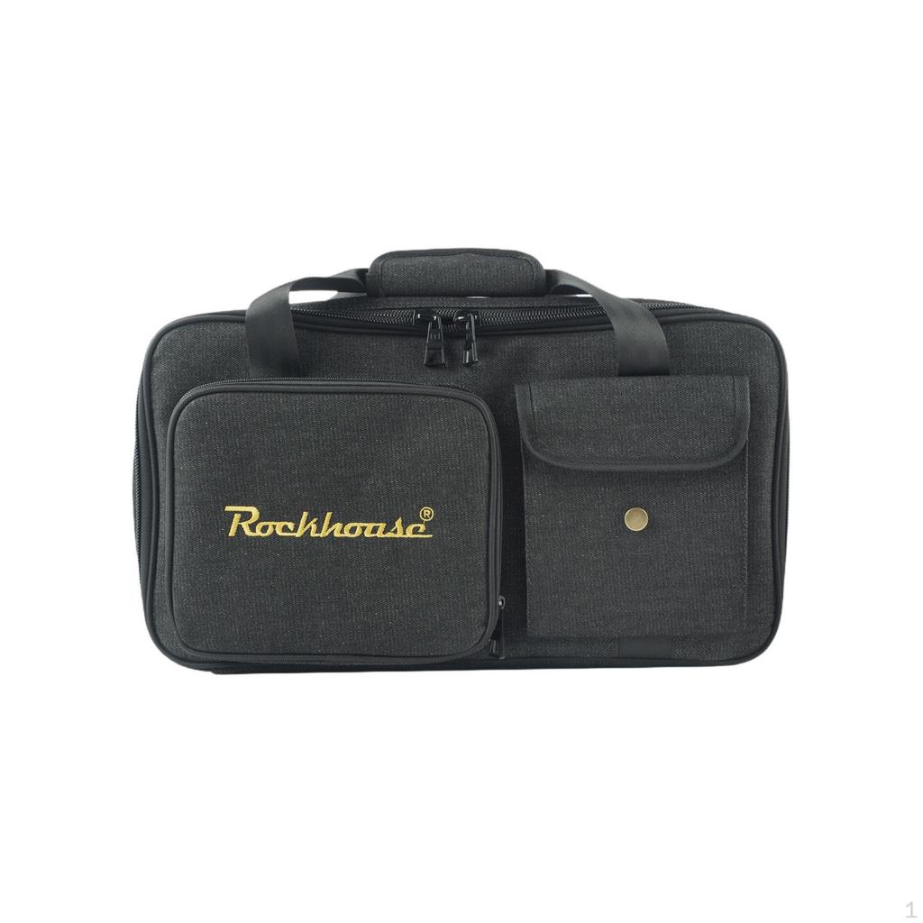 Guitar Effects Pedal Board Bag Case Organizer for Daily Transport
