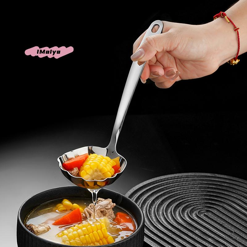 Stainless Steel Shell Shape Serving Spoons Long Handle Slotted Spoons for Buffet Banquet Cooking And Kitchen Flatware