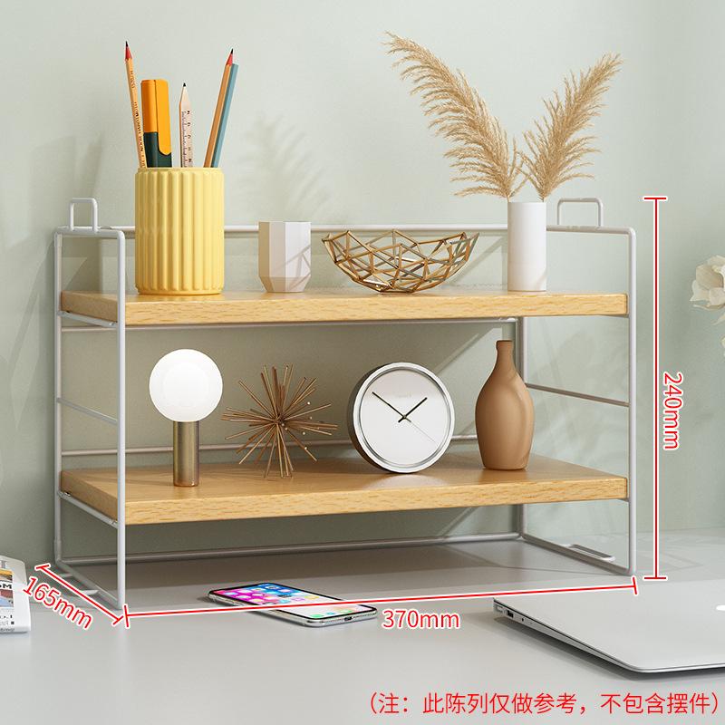 Desktop Storage Rack Office Desk Storage Multi Story Dormitory Desk Dining Table Table Top Shelf Small Bookshelf