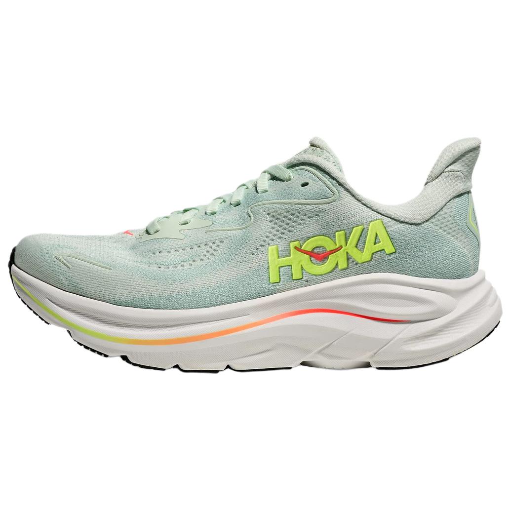

HOKA ONE ONE CLIFTON 10 Abrasion Resistant Breathable Running Shoes Women s Turquoise 1162031-SLSSN 38⅔