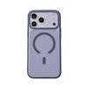 Frosted Magnetic AI Button Case for Apple 17romax, Skin Feel, Large Window, 16Pro Leather Texture