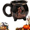 Witch's Cauldron Cup Ceramic 350ml Halloween Autumn Decoration Pumpkin