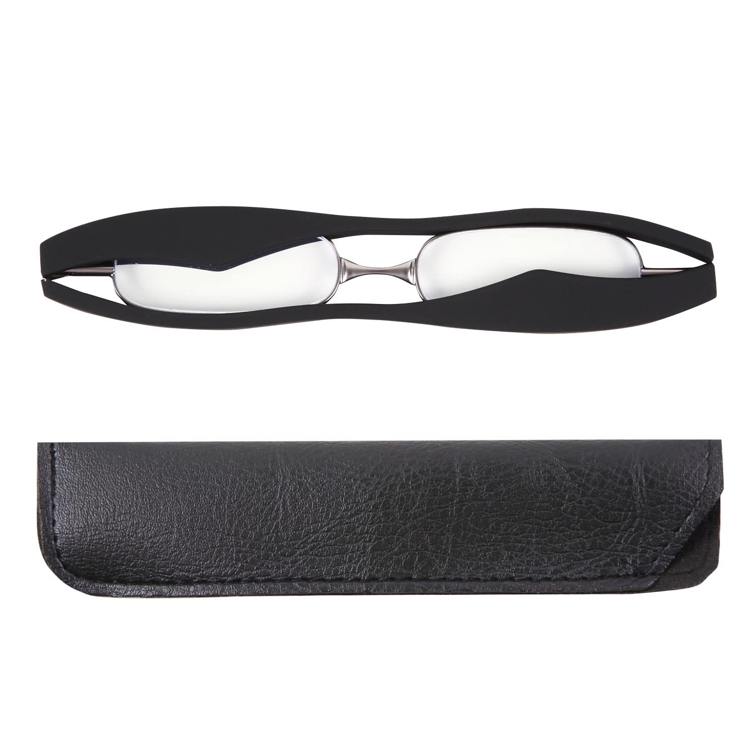 

Pod Reader Очки для чтения Blue Light Cut Black Гарантия 3 месяца Очки для пожилых людей Компактные стильные легкие [PrePiar] 2.5 Мужские женские