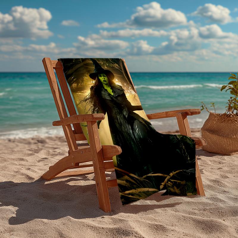 Ultra-Soft Beach Towel with Wicked Theme,Ideal for Pool - Camping, Diving - Perfect Travel Essential, Vibrant Beach Towel.