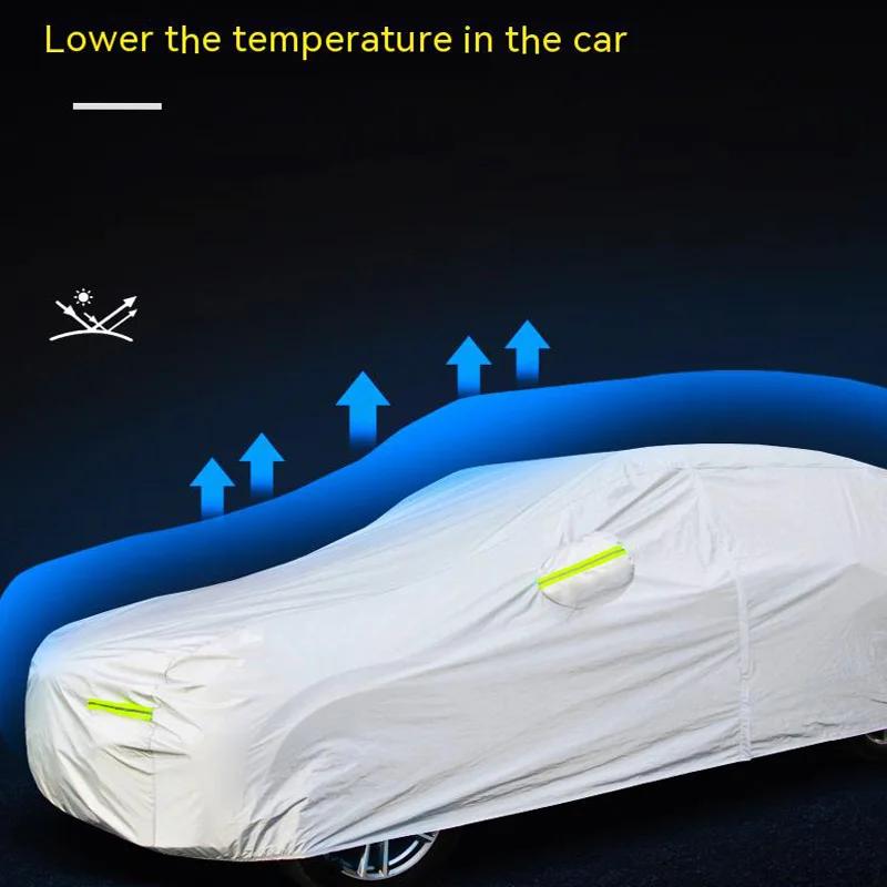 For Peugeot 5008 Outdoor Protection Full Car Covers Snow Cover Sunshade Waterproof Dustproof Exterior General Car Accessories