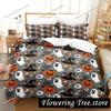 Halloween Flying Vampire Bedding Set Single Twin Full Queen King Size Bed Set Adult Kid Bedroom Duvetcover Sets Anime Bat
