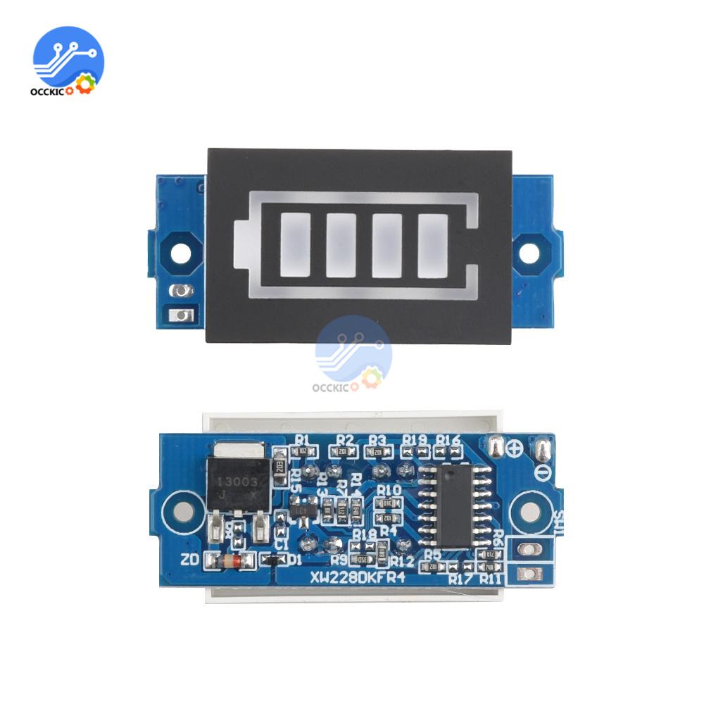 

BMS 1S 2S 3S 4S 6S 7S Li-po Lithium 18650 Battery Capacity Indicator Power Bank Charge Meter Power Level LED Display 1S