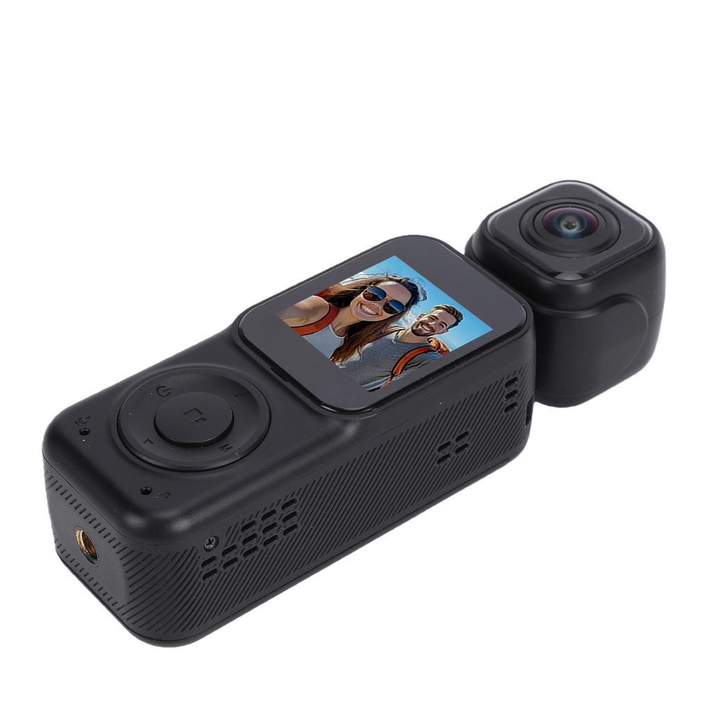 Portable Video Recorder 4K 12MP Dual Lens 180 Degree Rotation WiFi Handheld Sports Camera for Outdoor