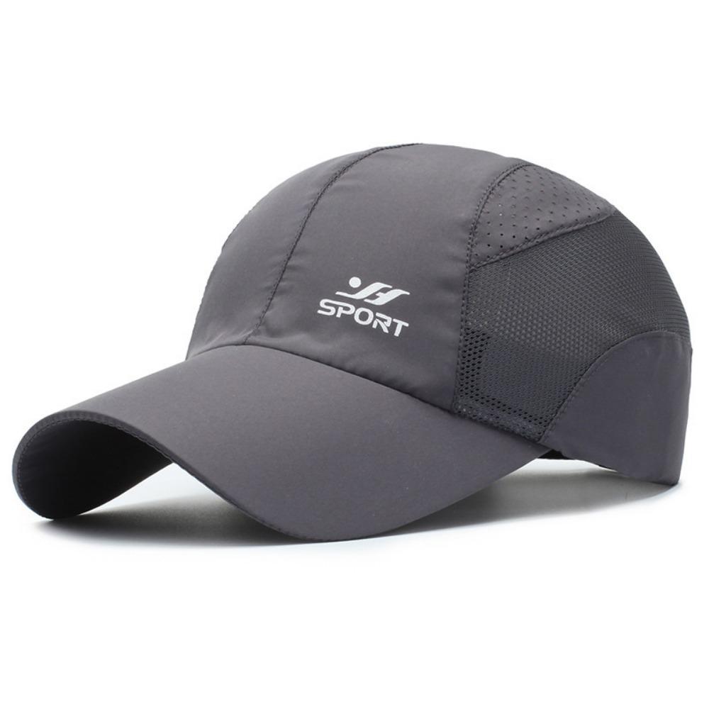 Sun Protection Sports Hats Quick Drying Fabric Baseball Net Caps Men's Sun Hats  Outdoor Sports