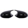 Door Side Mirror Covers Mirror Caps For Cars Rear View Cap For 3-Series E90 E92 E93 Sedan Pre-LCI 2005-2007 (Glossy Black)
