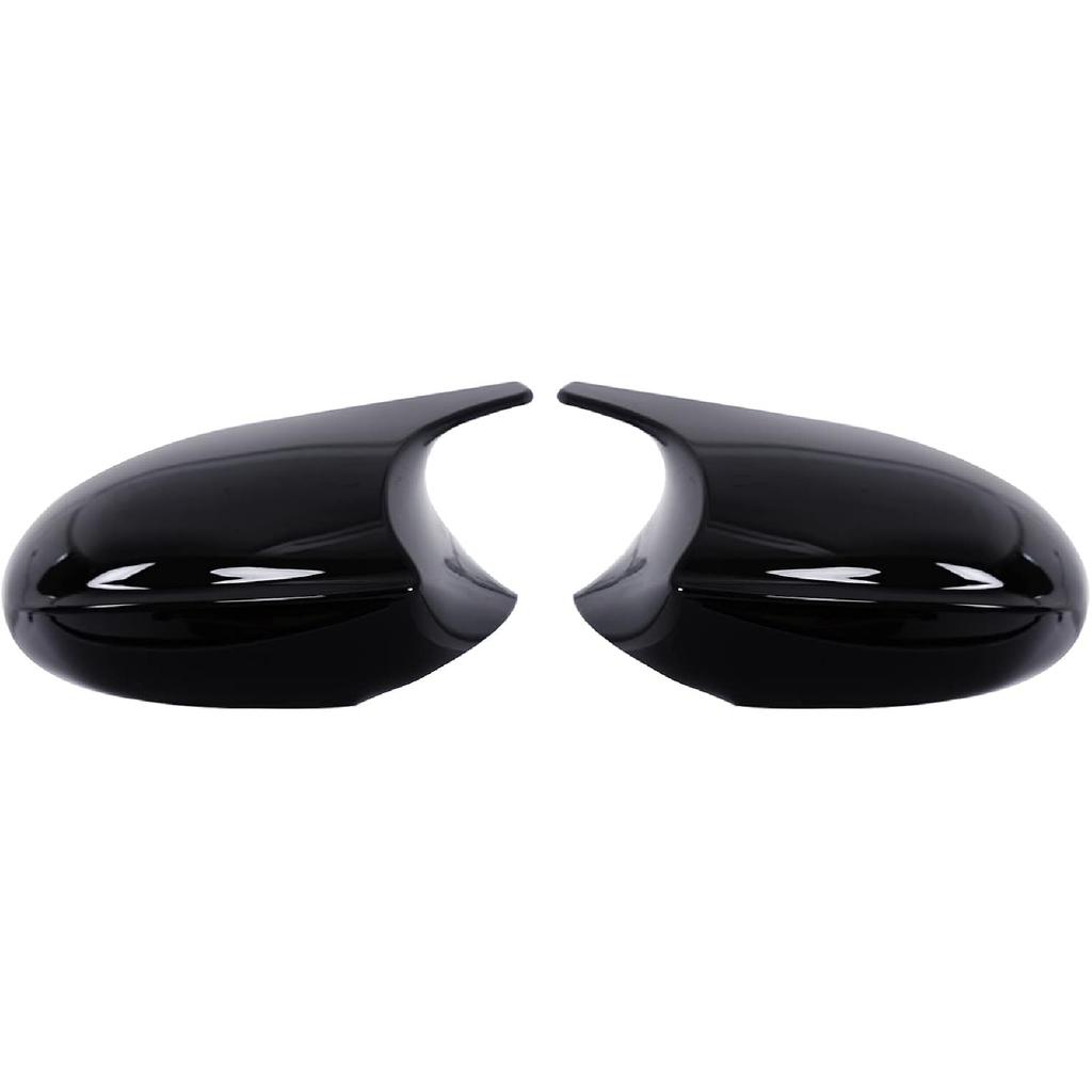 Door Side Mirror Covers Mirror Caps For Cars Rear View Cap For 3-Series E90 E92 E93 Sedan Pre-LCI 2005-2007 (Glossy Black)