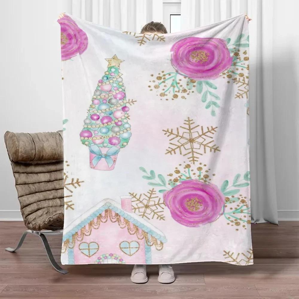 Cobertor personalizado de Natal Jogue cobertor para sofá Cobertores e mantas de luxo Interior Knee Plaid Nap Cobertores para 75x100cm (30x40inch)