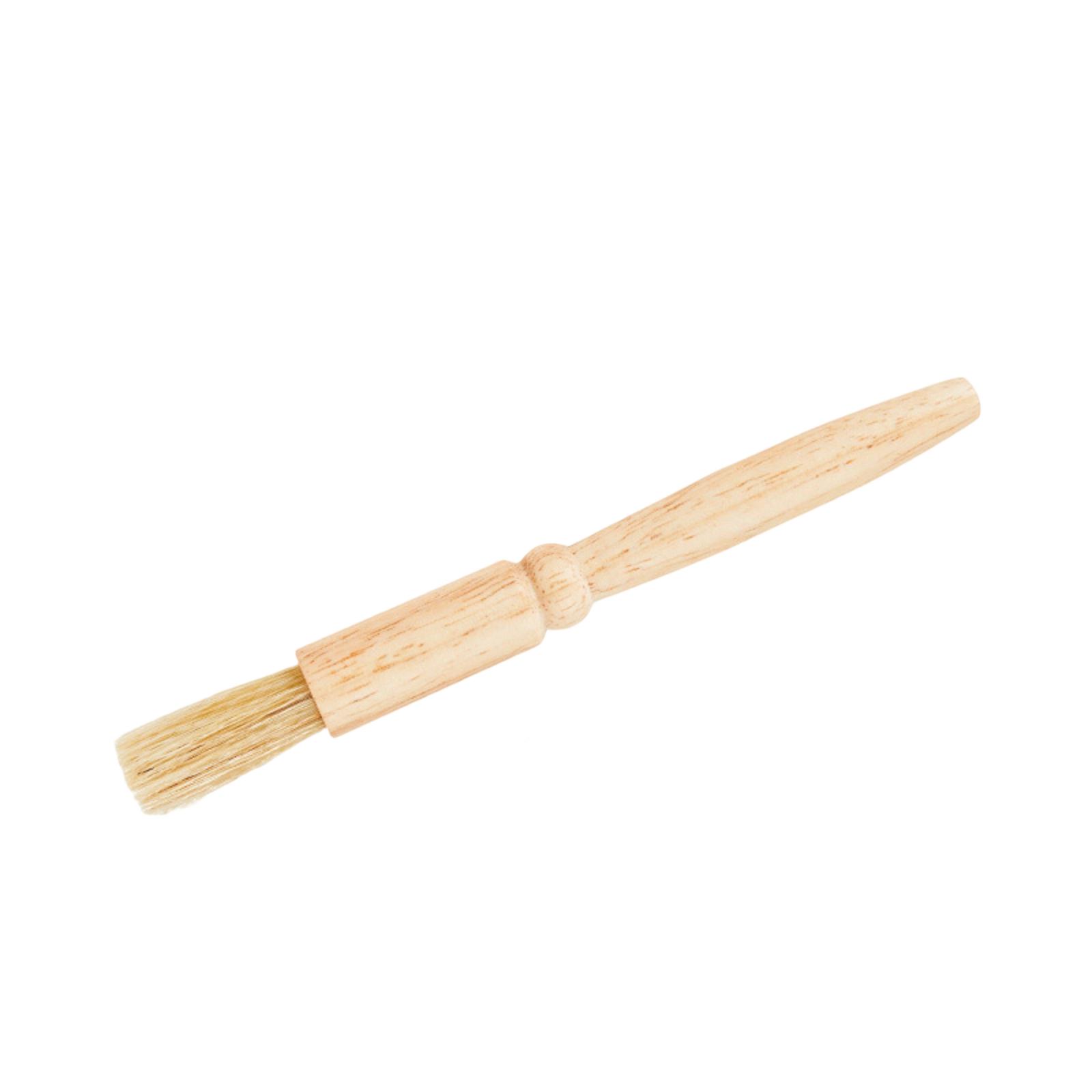 

1PCS Wooden Coffee Coarse Handle Brush One Size