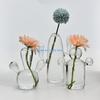 Y3NA Cactus Shaped Flower Vase Glass Pen Bottle Flower Arrangement Home Decorations