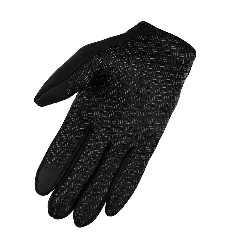 Winter Allfinger-Sport-Reithandschuhe mit Reißverschluss, rutschfeste und winddichte Fahrrad-Motorradhandschuhe