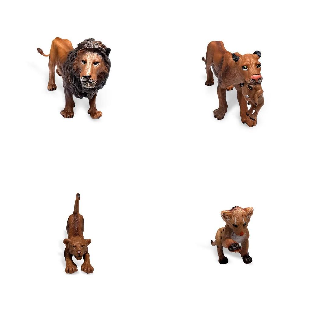 Figure Lion Action Cartoon Model Toy Decoration Doll Children Ornament Gifts