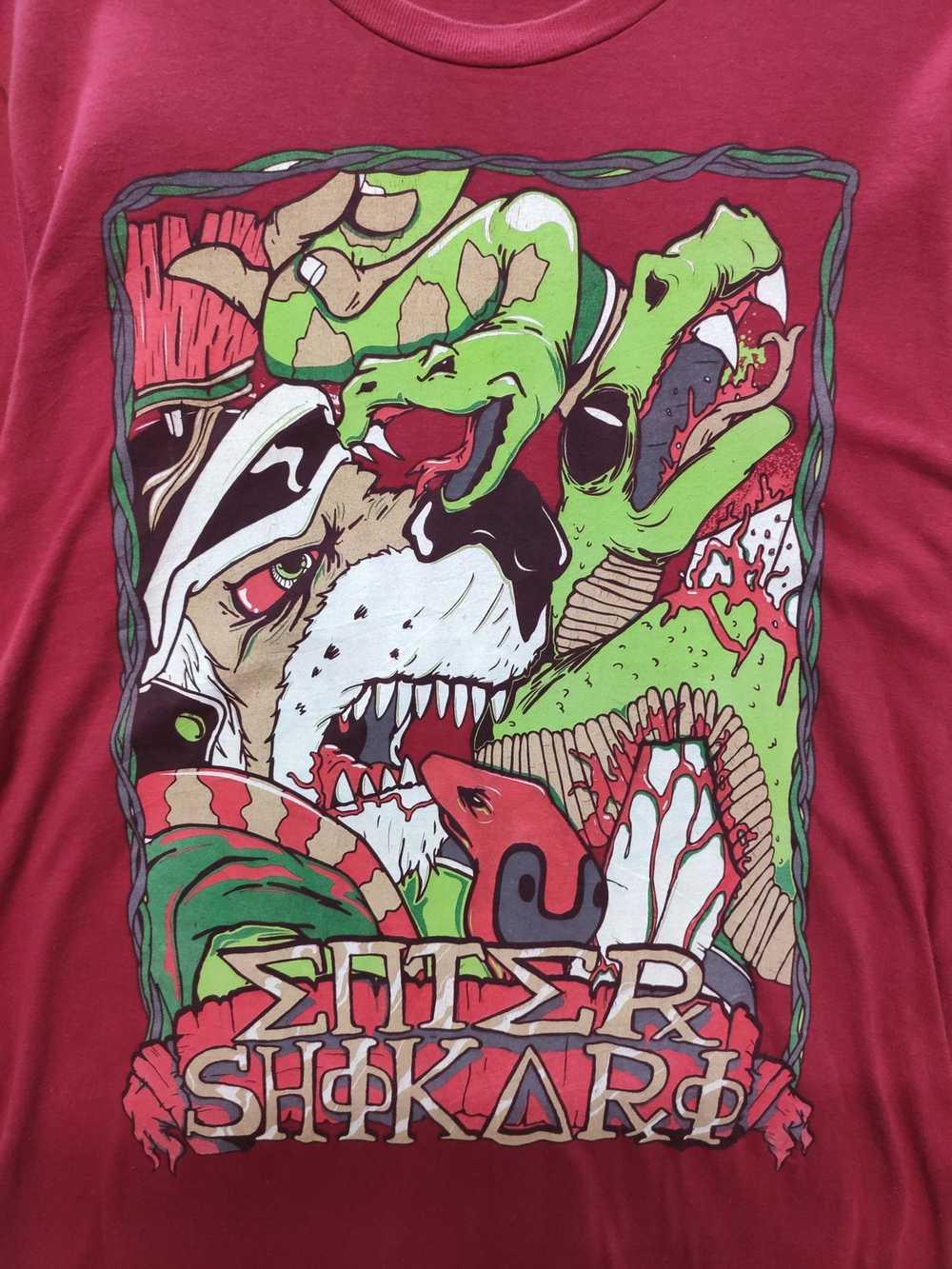 Винтажная футболка Enter Shikari с коротким рукавом, красная, размеры S-4XL 4XL