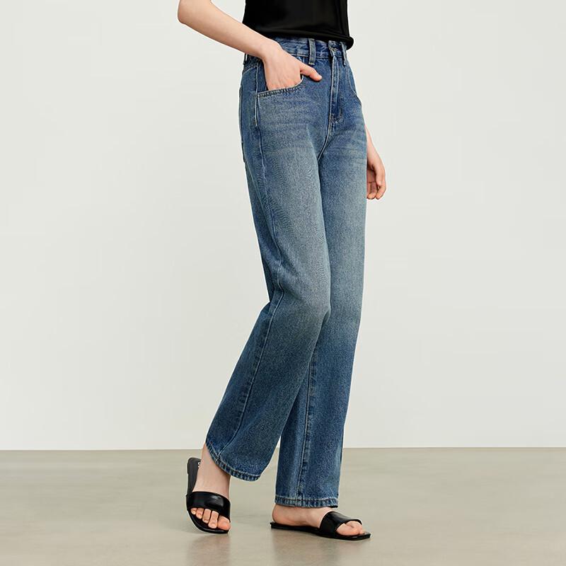 JOY SPEAKER Women's Retro High-Waist Wide-Leg Jeans